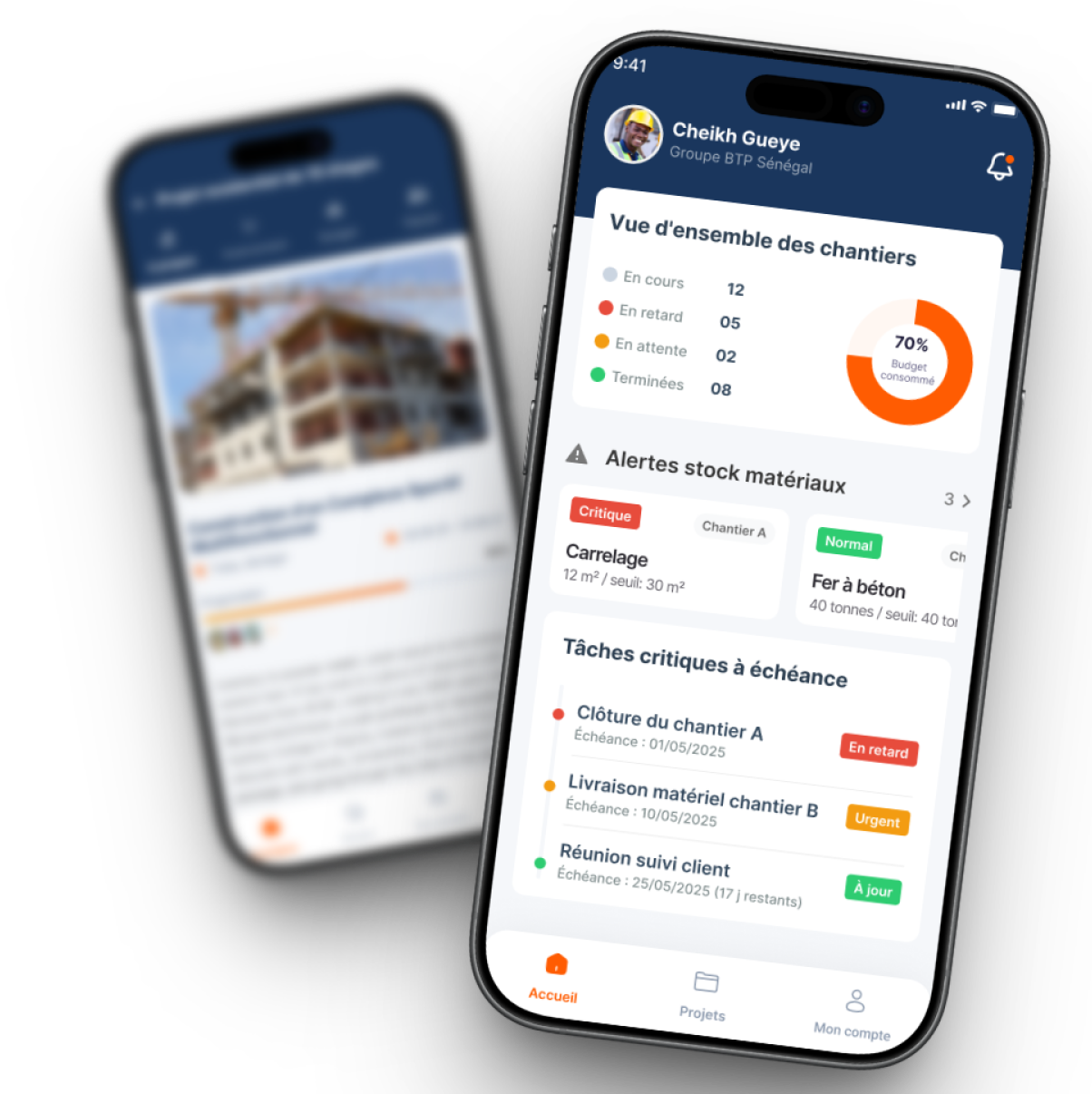 Ombre de téléphone